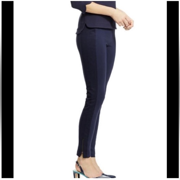 Boden Skinny Minnie Black Trouser Pants with Zip Detail Size 6 - Picture 1 of 14